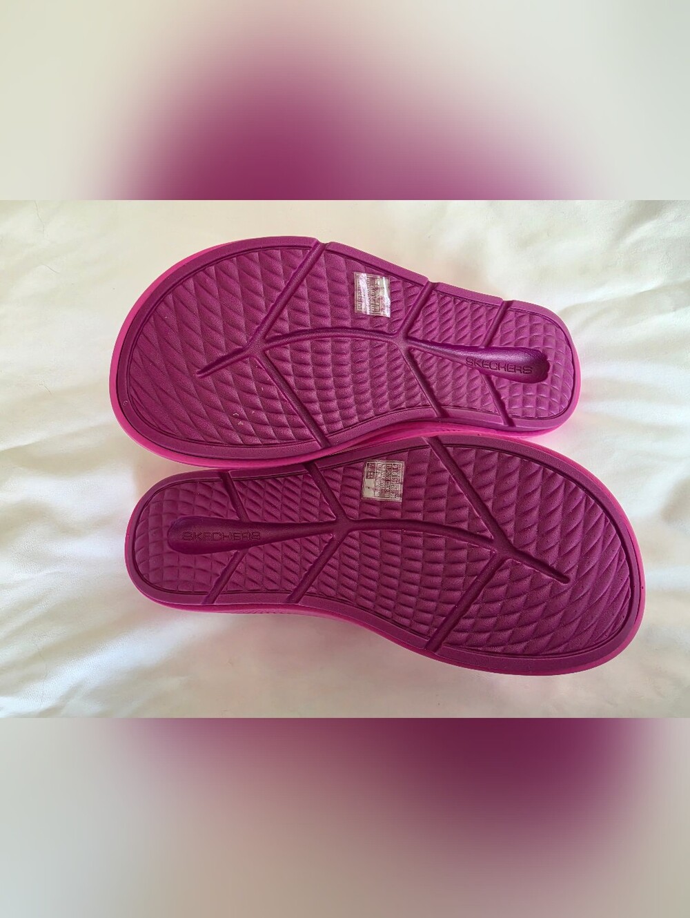 Skechers GO Recover Women's Pink Flip Flop Size 9 NWT - Picture 4 of 4